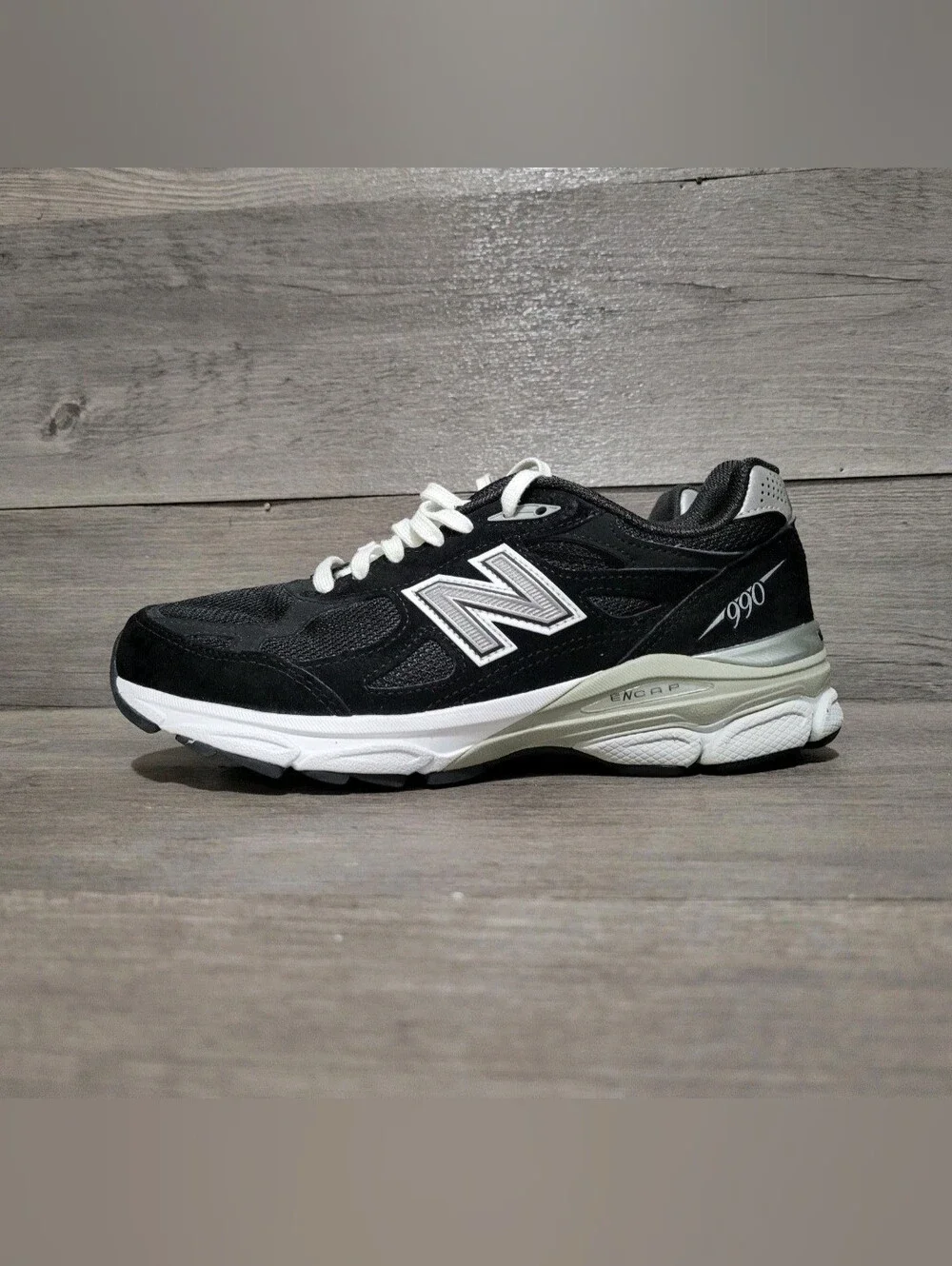 New Balance 990v3 Made in USA Womens Size 6 Black W990bk3 Heritage